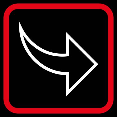 Vektör simgesi bir çerçeve içinde Yinele