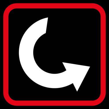 Bir çerçeve içinde CCW vektör simge döndürmek