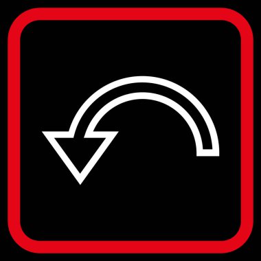 Sol vektör simgesi bir çerçeve içinde döndürme