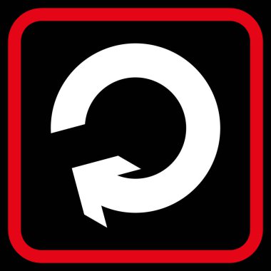 Vektör simgesi bir çerçeve içinde döndürme