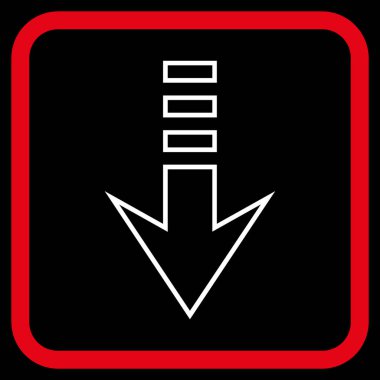 Vektör simgesi bir çerçeve içinde gönderin