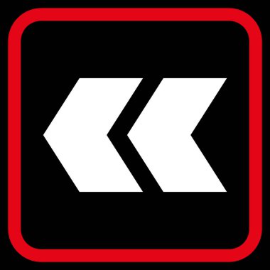 Shift Sol vektör simgesi bir çerçeve içinde