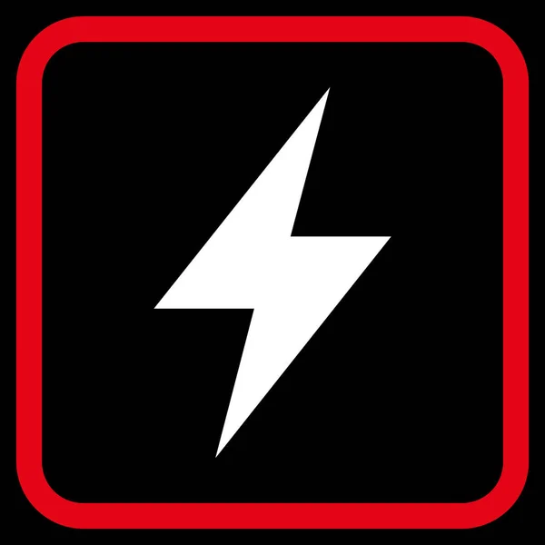 Ηλεκτρικό απεργία εικονίδιο του φορέα σε ένα πλαίσιο — Διανυσματικό Αρχείο