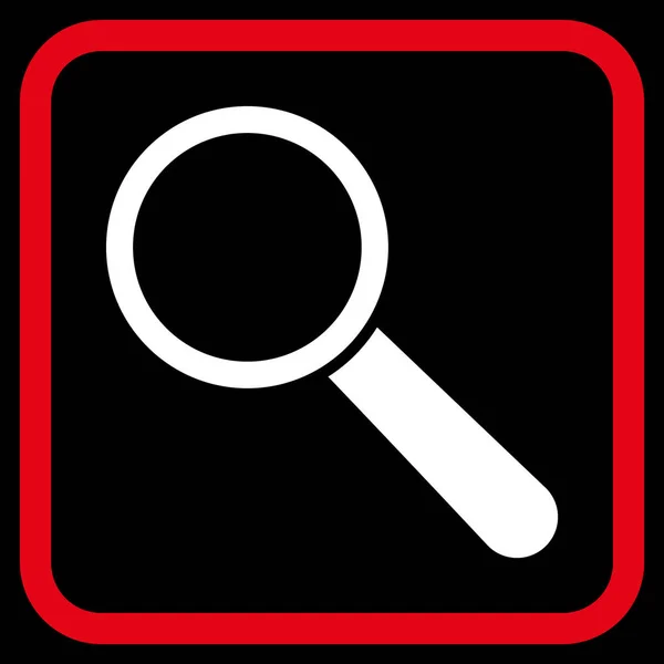 Herramienta de búsqueda Vector Icono en un marco — Archivo Imágenes Vectoriales