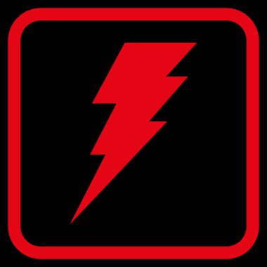 Vektör simgesi bir çerçeve içinde yürütmek