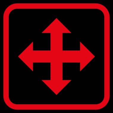 Bir çerçeve içinde vektör simgesini genişletin