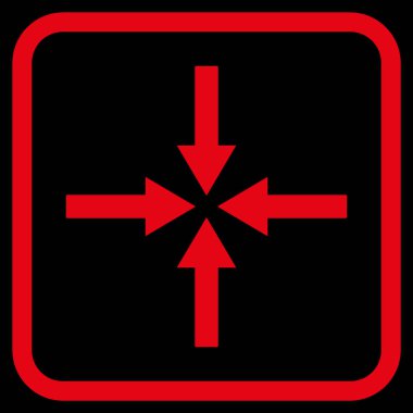 Etkisi oklar bir çerçeve içinde simge vektör