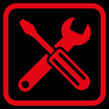 Seçenekleri vektör simgesi bir çerçeve içinde