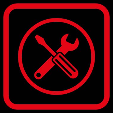 Seçenekleri vektör simgesi bir çerçeve içinde