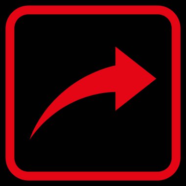 Vektör simgesi bir çerçeve içinde Yinele