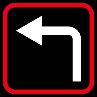 Sol vektör simge bir çerçevede açmak