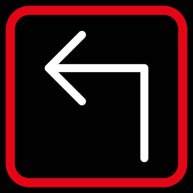 Sol vektör simge bir çerçevede açmak