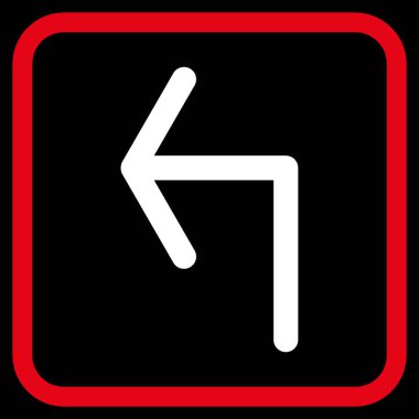 Sol vektör simge bir çerçevede açmak