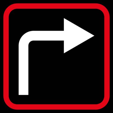 Doğru vektör simge bir çerçevede açmak