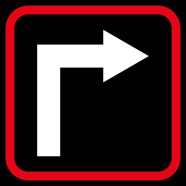 Doğru vektör simge bir çerçevede açmak