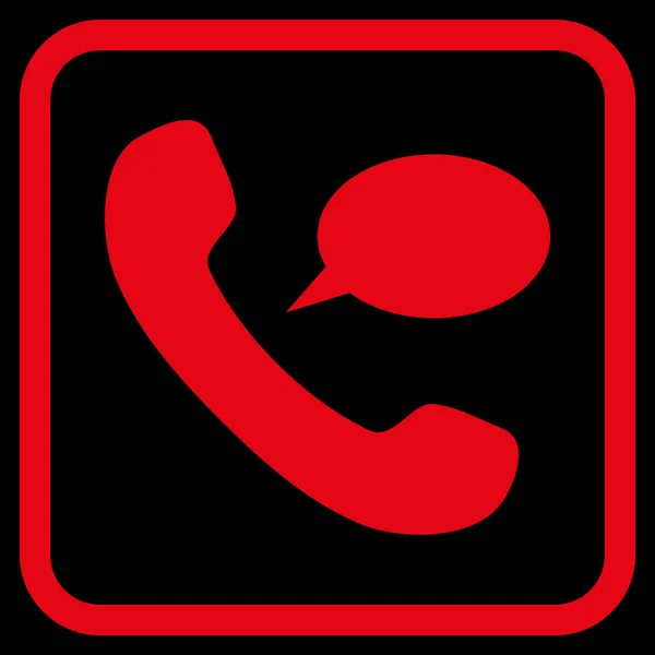 フレームの電話メッセージのベクトル アイコン — ストックベクタ