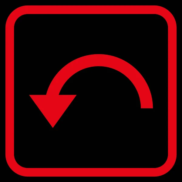 Gire el icono del vector CCW en un marco — Archivo Imágenes Vectoriales