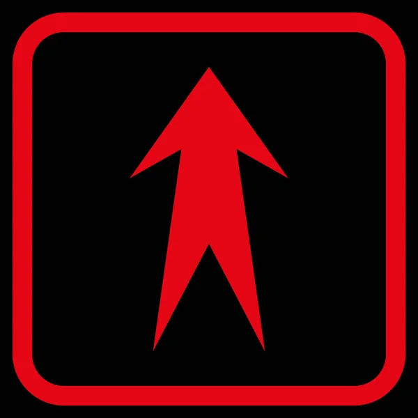 Ikon Vektor Panah Dalam Bingkai - Stok Vektor