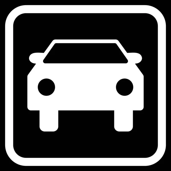 Samochód wektor ikona w ramce — Wektor stockowy