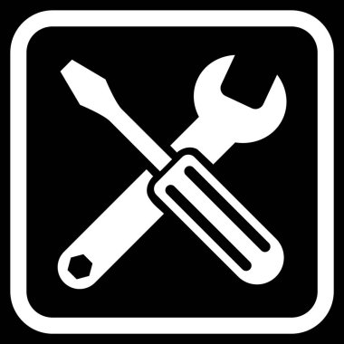 Seçenekleri vektör simgesi bir çerçeve içinde