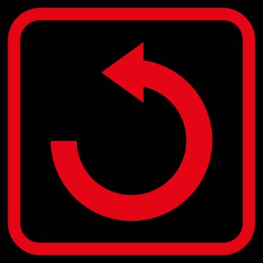 Sol vektör simgesi bir çerçeve içinde döndürme