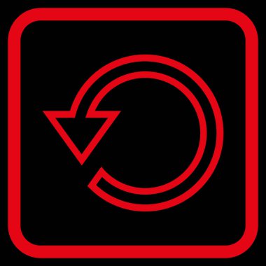 Vektör simgesi bir çerçeve içinde döndürme