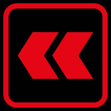 Shift Sol vektör simgesi bir çerçeve içinde