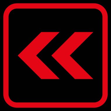 Shift Sol vektör simgesi bir çerçeve içinde