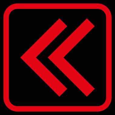 Shift Sol vektör simgesi bir çerçeve içinde