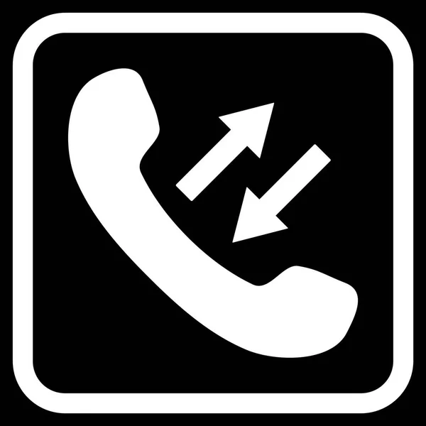 Teléfono hablando Vector icono en un marco — Archivo Imágenes Vectoriales