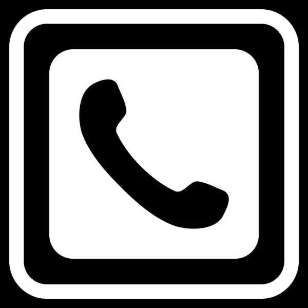 Telefon-Vektor-Symbol in einem Rahmen — Stockvektor