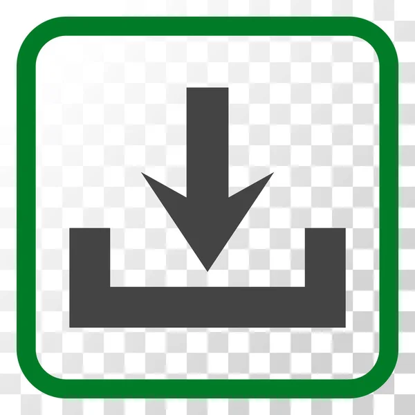Descargas Vector Icono en un marco — Archivo Imágenes Vectoriales