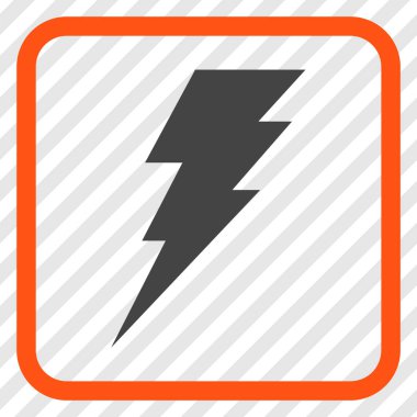 Vektör simgesi bir çerçeve içinde yürütmek