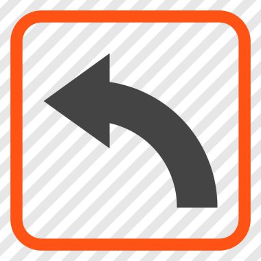 Sol vektör simgesi bir çerçeve içinde döndürme