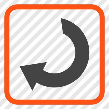 Vektör simgesi bir çerçeve içinde döndürme