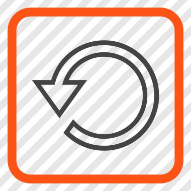 Vektör simgesi bir çerçeve içinde döndürme