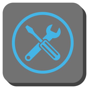 Seçenekleri yuvarlatılmış kare vektör simgesi