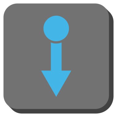 Yuvarlatılmış Kare vektör simgesi çekin