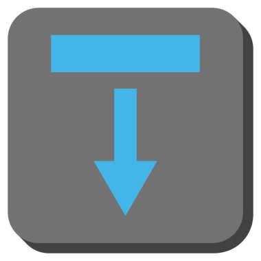 Yuvarlatılmış Kare vektör simgesi çekin