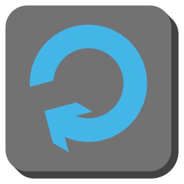 Yuvarlatılmış Kare vektör simge döndürmek