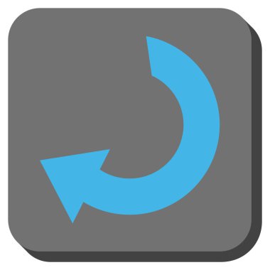 Yuvarlatılmış Kare vektör simge döndürmek