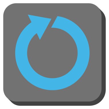 Yuvarlatılmış Kare vektör simge döndürmek