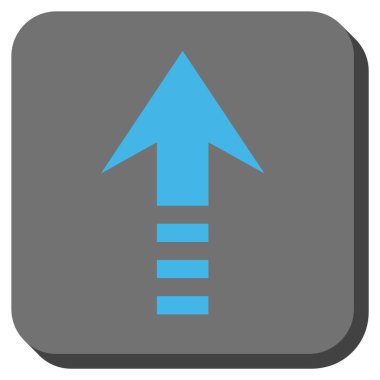 Yuvarlatılmış Kare vektör simge gönder