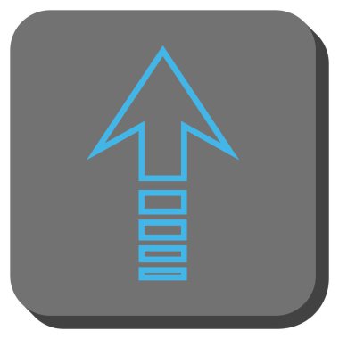 Yuvarlatılmış Kare vektör simge gönder