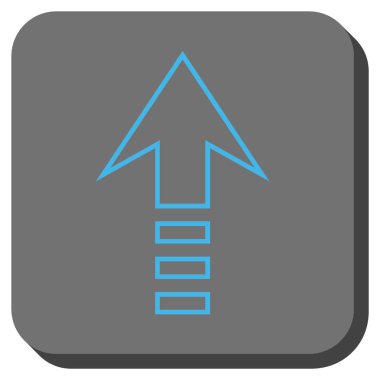 Yuvarlatılmış Kare vektör simge gönder