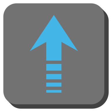 Yuvarlatılmış Kare vektör simge gönder