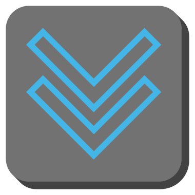 Yuvarlatılmış Kare vektör simgesi kaydır