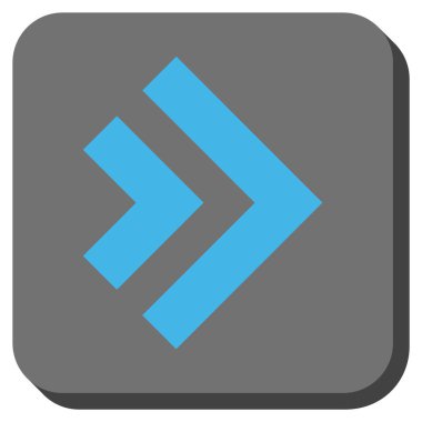 Şu yuvarlak üst karakter kare vektör simgesi