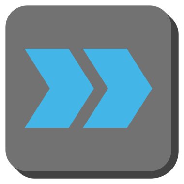 Şu yuvarlak üst karakter kare vektör simgesi