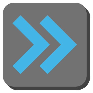 Şu yuvarlak üst karakter kare vektör simgesi